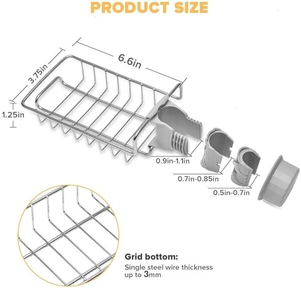 Stainless Steel Adjusting Multifunctional Over Kitchen Sink