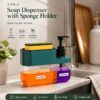 3-in-1 Soap Dispenser with Sponge Holder