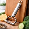 2 in 1 Stainless Steel Julienne Vegetable Peeler
