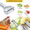2 in 1 Stainless Steel Julienne Vegetable Peeler