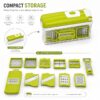 13-in-1 Vegetable Cutter with Storage Container