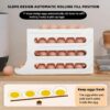 4-Tier Automatic Rolling Egg Dispenser for Refrigerator