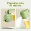 Glass Oil Sprayer and Dispenser Bottle Multi Color