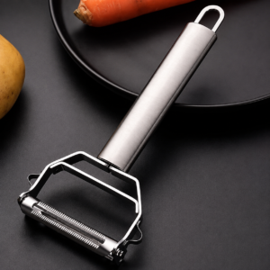 2 in 1 Stainless Steel Julienne Vegetable Peeler