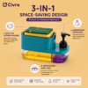 3-in-1 Soap Dispenser with Sponge Holder