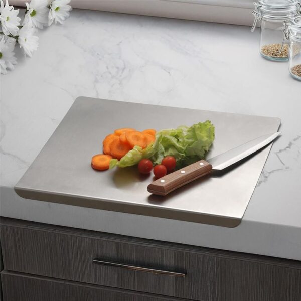 Stainless Steel Cutting Board for Kitchen,Chopping Board for Meat